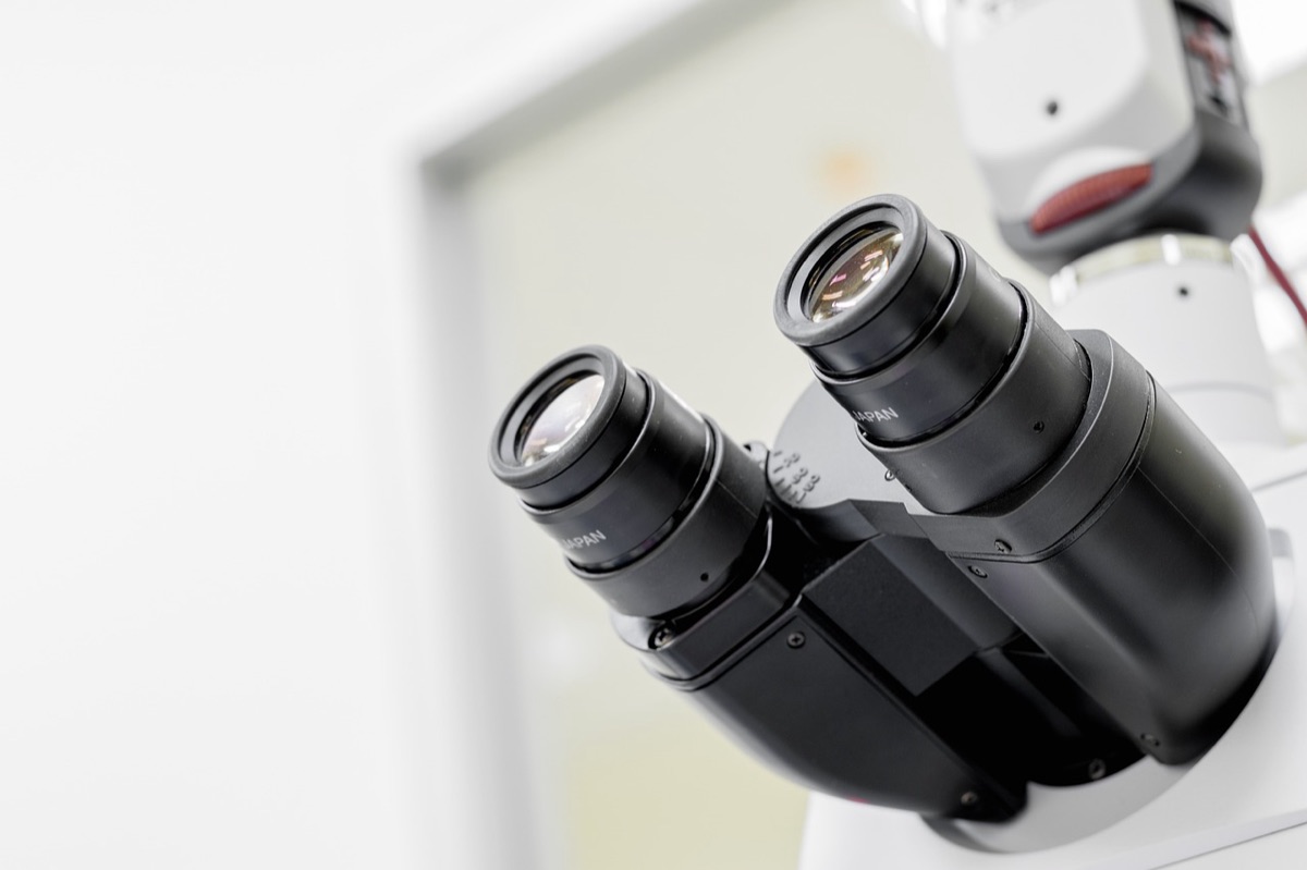 Struttura microscopica di un virus biologico.