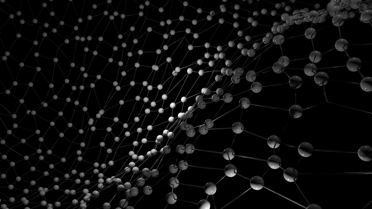 Representação científica da estrutura de DNA e genoma viral.