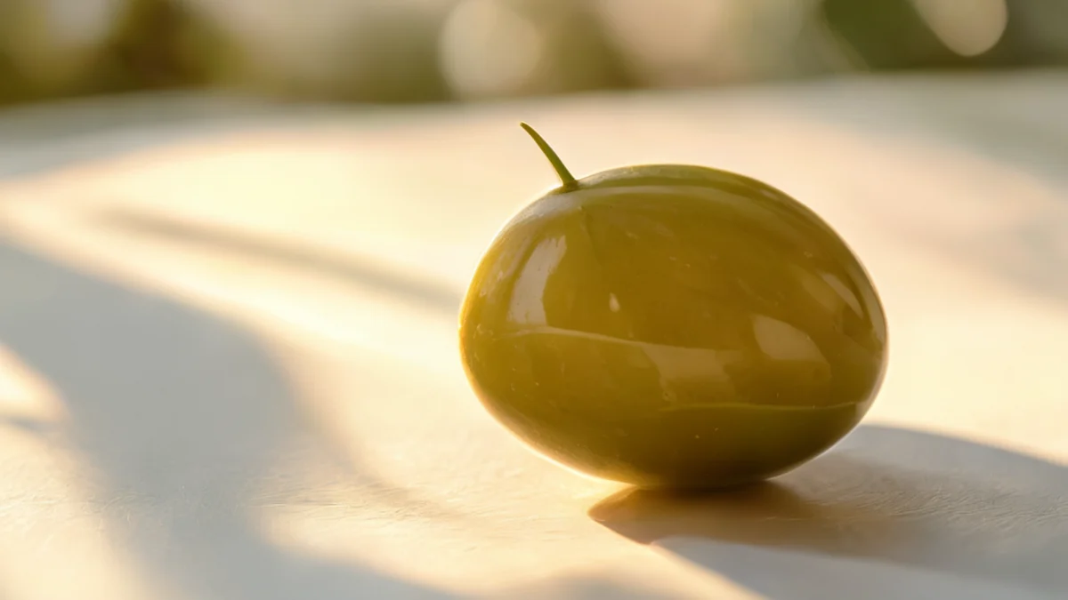 L'oliva è una piccola frutta nera utilizzata per l'olio d'oliva e i cibi.